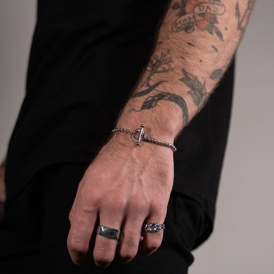 NL Ragnar bracelet - Silver-toned
