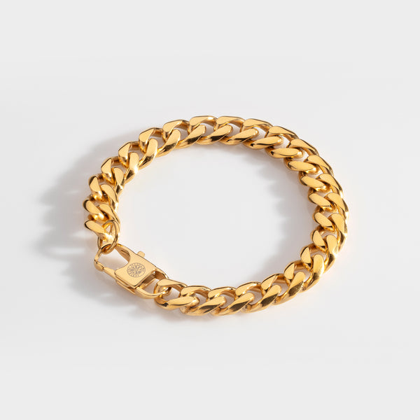 SEQUENCE OVERSIZE BRACELET (GOLD)