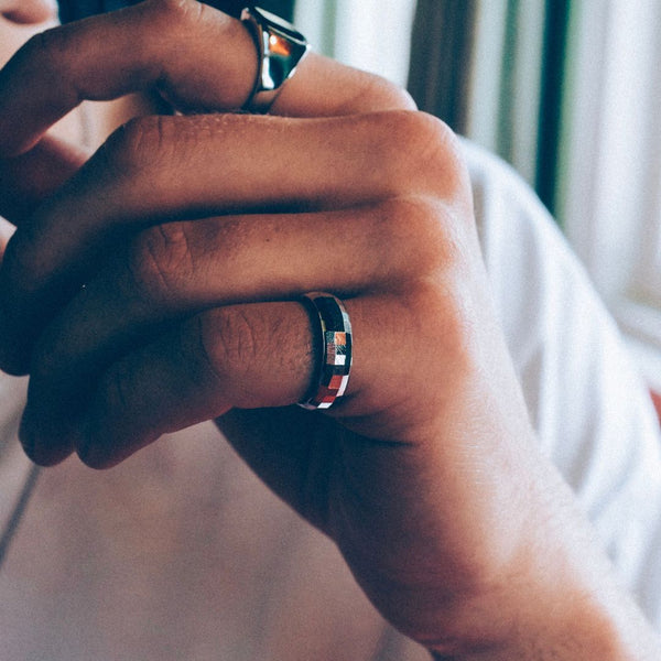 SIEMPRE CUSHION BAND RING (SILVER)