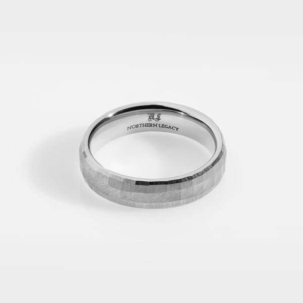 SIEMPRE CUSHION BAND RING (SILVER)