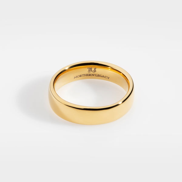 SIEMPRE BAND RING (GOLD)