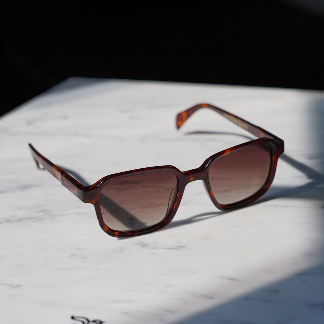 Vibrant sunglasses - Turtoise brown/grey
