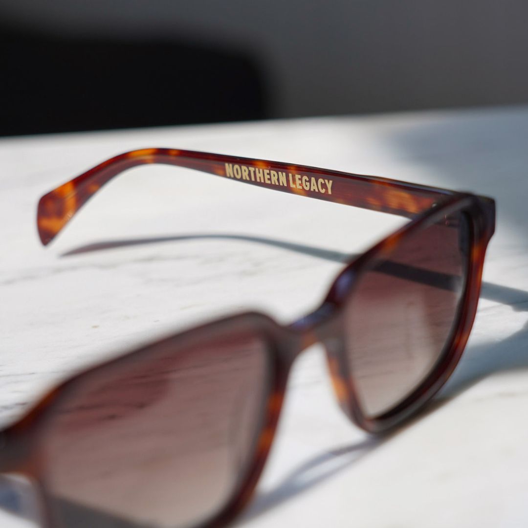 Vibrant sunglasses - Turtoise brown/grey